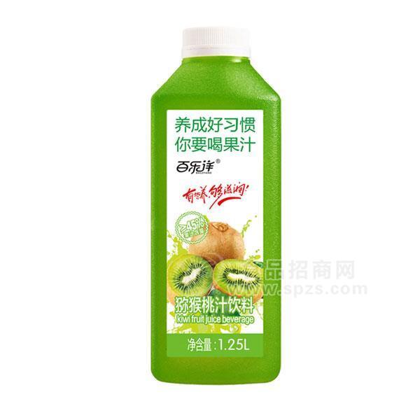 百乐洋 猕猴桃汁饮料 果汁饮料招商1.25L 