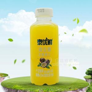 泰优鲜 益生菌发酵果汁饮料 百香果汁饮料招商410ml