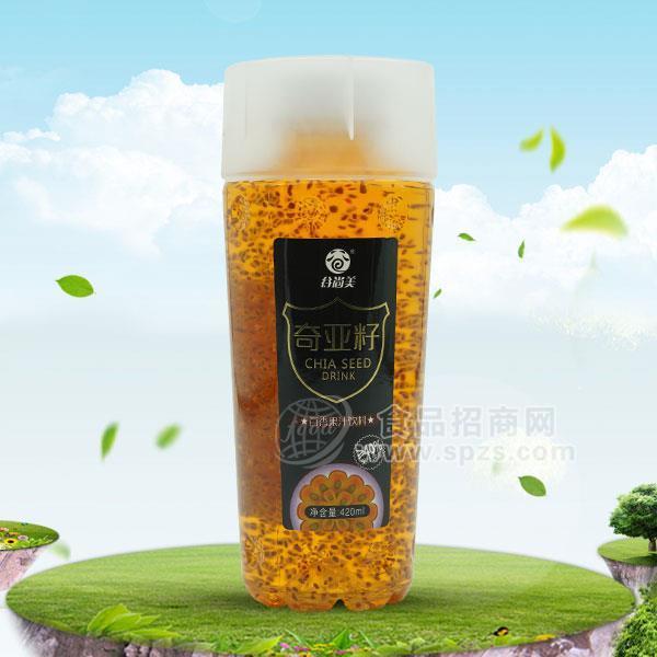 谷尚美 奇亞籽 百香果汁飲料招商 果味飲料瓶裝招商420ml