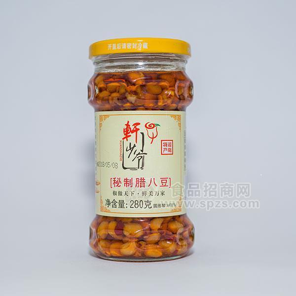 湖南特產(chǎn)軒少爺鮮香臘八豆招商加盟280g