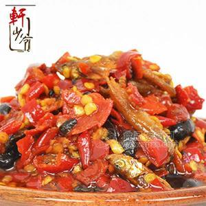 湖南特產(chǎn)軒少爺茶油野山椒火焙魚廠家直銷招商