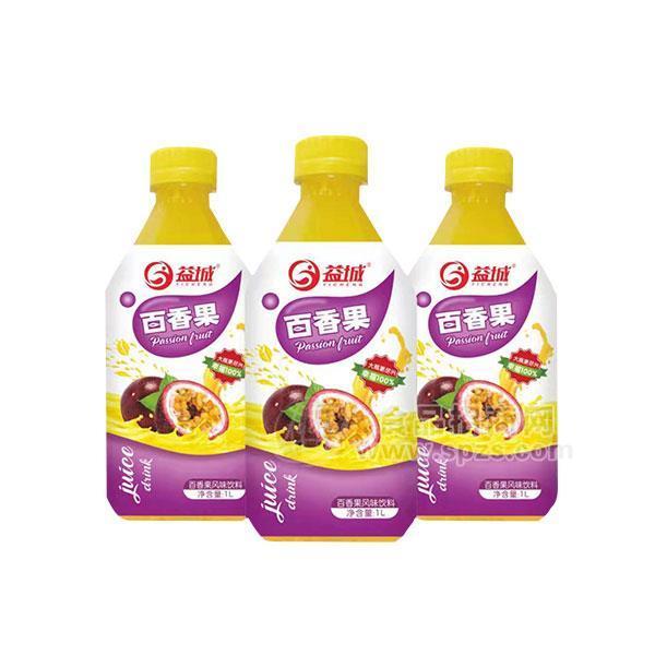 益城 百香果风味饮料 1L