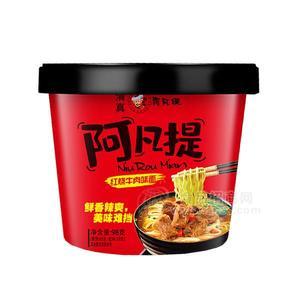 阿凡提紅燒牛肉味面 方便面 泡面98g