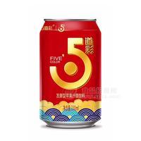 五道彩發(fā)酵型蘋果汁醋飲料330ml