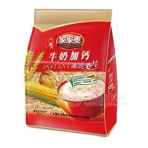 家家麥速溶麥片 牛奶加鈣 900g