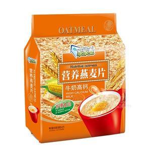 家家麦营养燕麦片 牛奶高钙 方便食品 810g