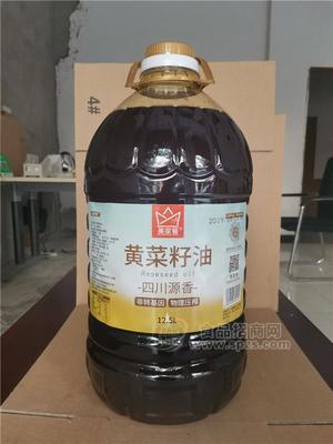 美家餐黃菜籽油12.5L*2桶/件商用大桶食用油純菜籽油四川風(fēng)味小榨菜油