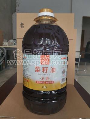 美家餐浓香菜籽油12.5L大桶商用菜籽油四川风味纯正菜籽油厂家直供