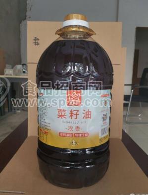 美家餐濃香菜籽油12.5L大桶商用菜籽油四川風(fēng)味純正菜籽油廠家直供