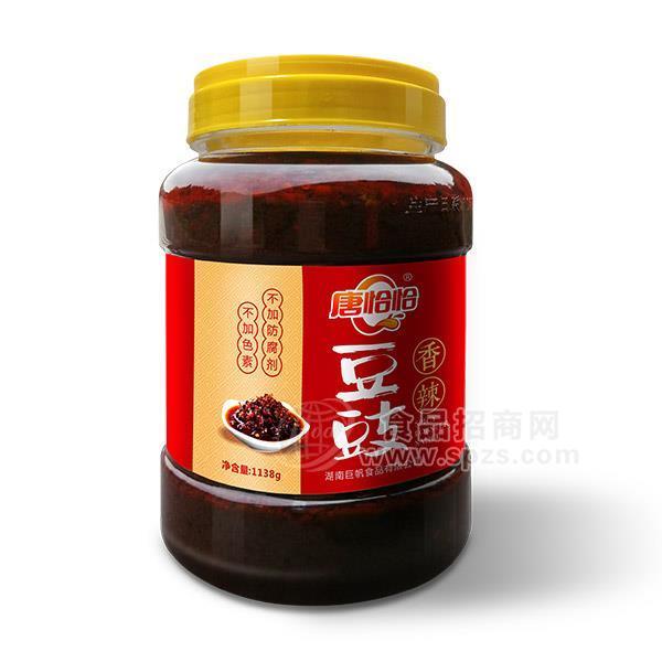 唐恰恰香辣豆豉醬豆瓣醬辣椒醬1138克