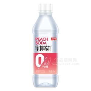 天合露無汽不含糖蘇打水蜜桃果味蘇打飲品招商500ml