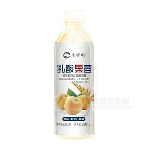 小奶圖乳酸果昔 草莓味酸奶飲料380ml