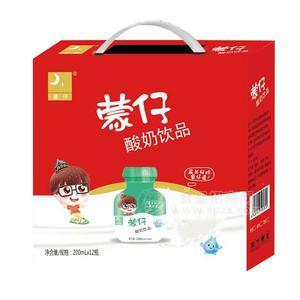 蒙仔兒童酸奶飲品乳飲料禮盒裝招商200mlx12瓶