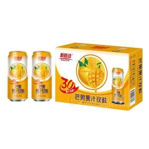 新啟動(dòng)芒果汁風(fēng)味飲料罐裝招商310ml