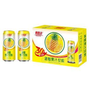 新啟動(dòng)菠蘿果汁飲料罐裝招商310ml