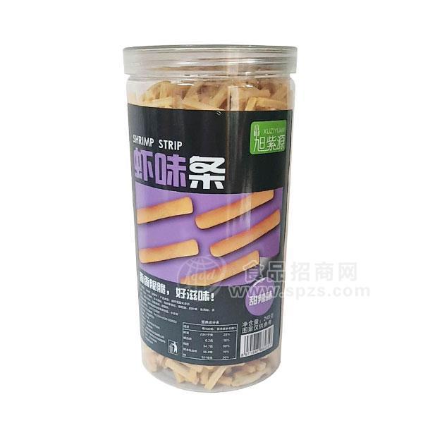 ·旭紫源虾味条 香辣味休闲食品240g 