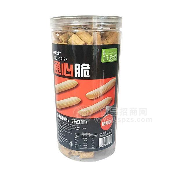 ·旭紫源通心脆 甜辣味休闲食品240g 