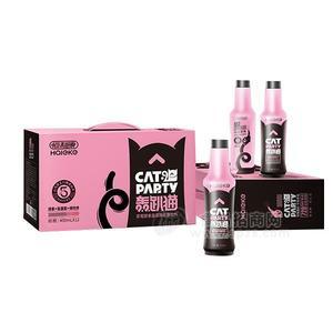 恒利康轰趴猫草莓酵素氨基酸维他命能量饮料招商400mlx12