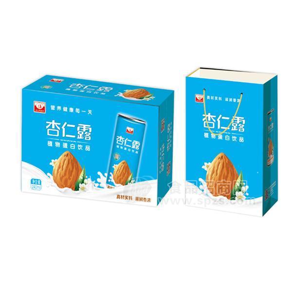 杏仁露植物蛋白饮品手提装招商240mlx15罐