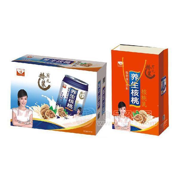 养生核桃乳植物蛋白饮料手提装招商240mlx15罐