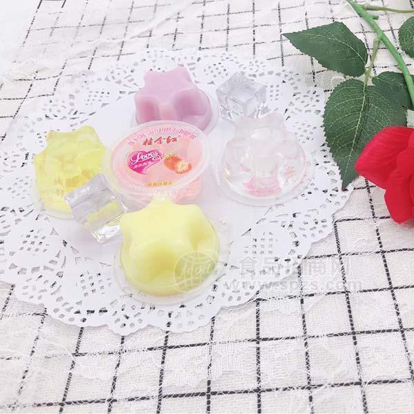 ·桂金红水果味果冻 