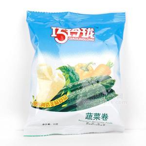 巧玲珑蔬菜卷膨化食品 休闲食品招商 10g