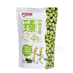 巧玲瓏海苔味豌豆脆 膨化食品110g