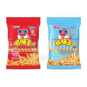 巧玲珑 原味 烧烤味虾味条 膨化食品360g