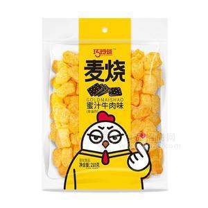 巧玲瓏 蜜汁牛肉味 麥燒 膨化食品210g