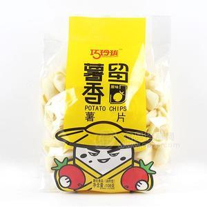 巧玲瓏薯留香 薯片 油炸型 膨化食品 休閑食品108g