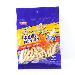 巧玲瓏蝦條原味膨化食品120g