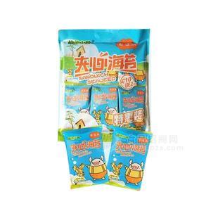 仙漁小苔 巴旦木夾心海苔休閑零食大包裝招商