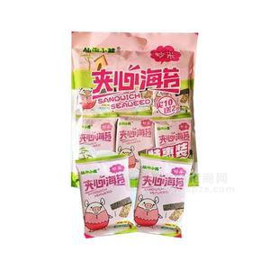 仙渔小苔 炒米夹心海苔休闲零食大包装招商
