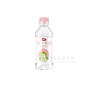 椰汁島水蜜桃味蘇打水飲料350ml