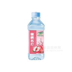 椰汁島 原蜜桃蘇打水飲料350ml