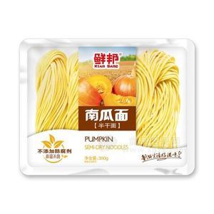 鮮邦南瓜面 半干面廠家直銷招商350g