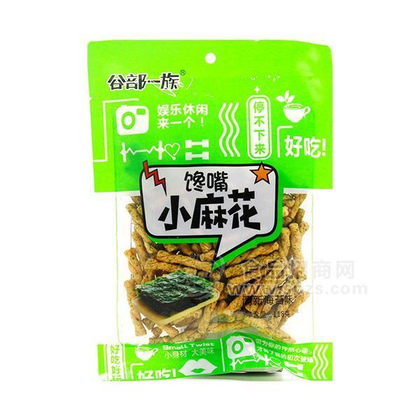 谷部一族 海苔味饞嘴小麻花休閑零食招商118g