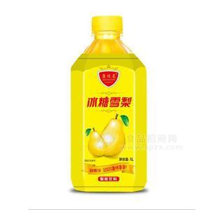 康悅晨冰糖雪梨飲料 果味飲料1L