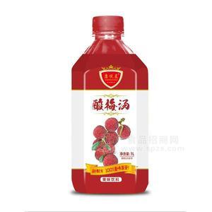 康悦晨酸梅汤 果味饮料1L