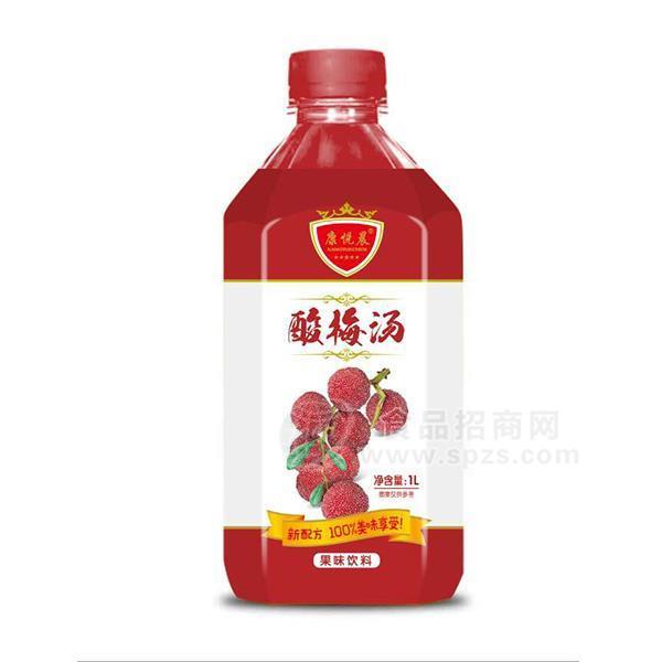 康悅晨酸梅湯 果味飲料1L