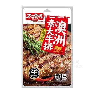 不二食代香辣味牛排素肉 休閑食品60g