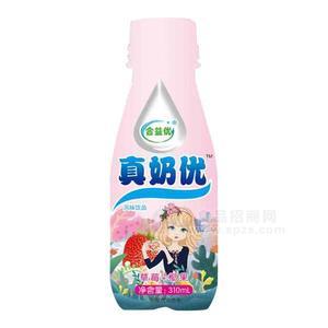 合益优乳酸菌草莓 椰果 乳饮料310ml