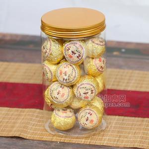 小青柑普洱茶柑普茶新会陈皮熟茶勐海宫廷普洱罐装300g