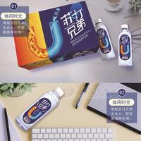 苏打兄弟无糖型苏打果味饮料 350mlx24瓶