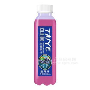 益生菌發(fā)酵果汁 藍(lán)莓汁500ml