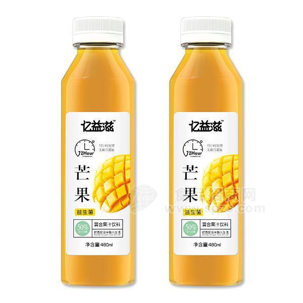 亿益滋芒果复合果汁饮料480ml