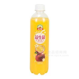 金樱益生菌百香果发酵果汁饮料招商488ml