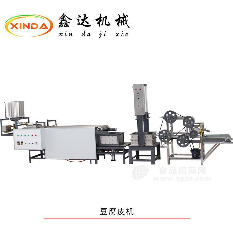 环保绿色豆腐皮机器 多尺寸定制豆腐皮机 千张机技术