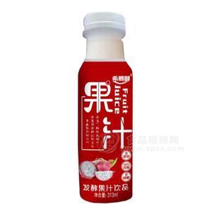 希慕醇發(fā)酵果汁飲品 火龍果味313ml