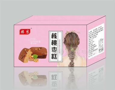 熠恩核桃枣糕 定量装400克  烘焙糕点